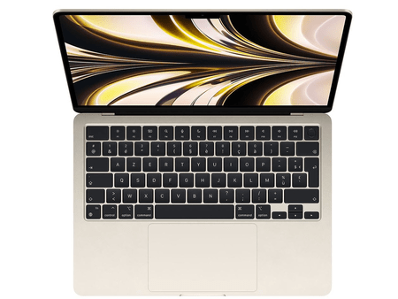 Apple MacBook Air MLY13 (Starlight) – M2 Chip 8-core CPU 8GB 256GB SSD 13.6″ IPS Retina LED Display With Backlit Magic Keyboard Touch-ID And Force Touch TrackPad - Image 2