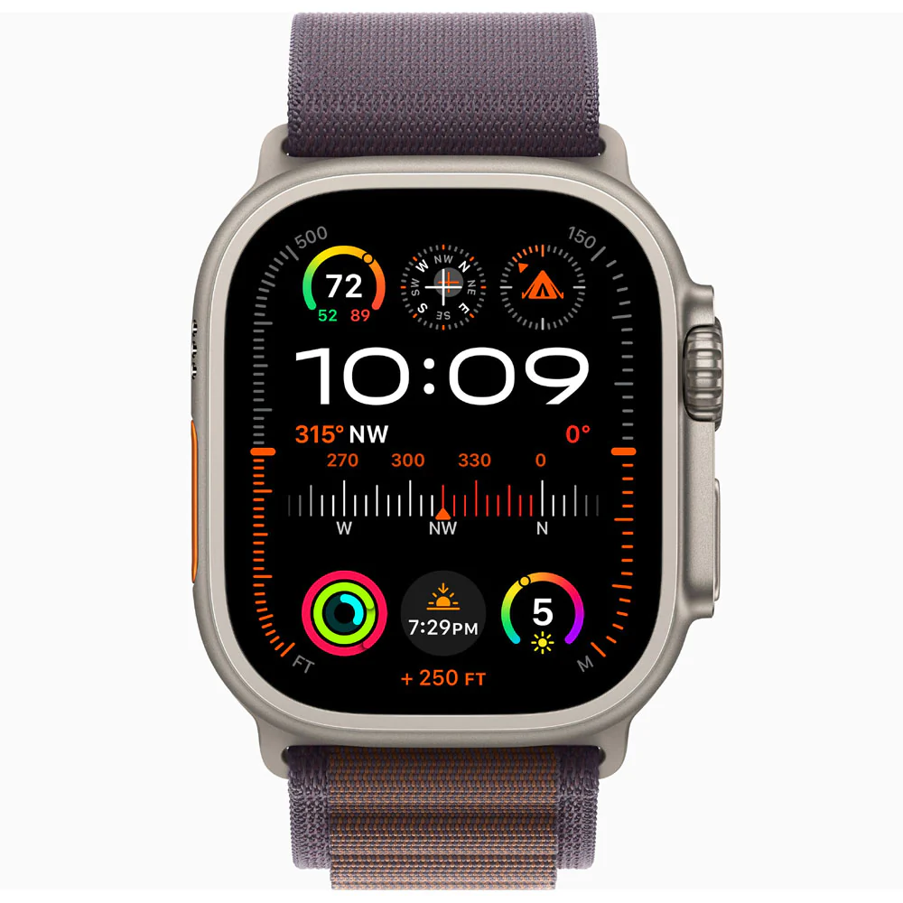 Apple Watch Ultra 2 49mm Titanium Indigo Alpine Loop (MRET3)