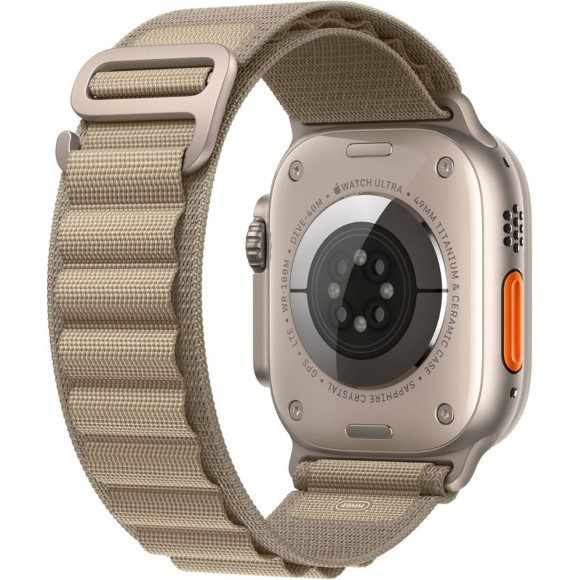 Apple Watch Ultra 2 49mm Titanium Olive Alpine Loop (MREY3) - Image 2