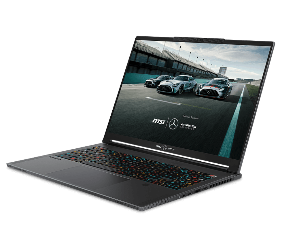 MSI Stealth 16 MercedesAMG A13VG Core i9 13th Gen 64GB 2TB SSD 16″ UHD 8GB RTX4070 GPU Win11 Black (International Warranty) - Image 2
