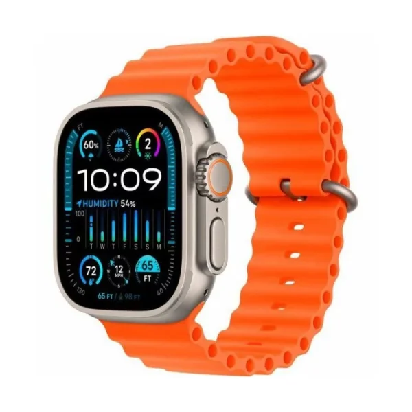 Apple Watch Ultra 2 49mm Titanium Orange Ocean Band (MREH3)