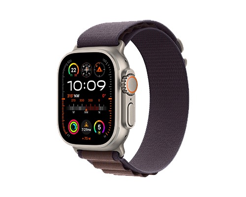 Apple Watch Ultra 2 49mm Titanium Indigo Alpine Loop (MRET3) - Image 2